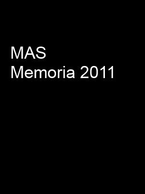 Portada de Memoria 2011