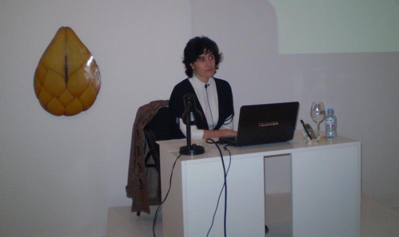 Pilar Pertusa. Conferencia sobre Jessica Lagunas